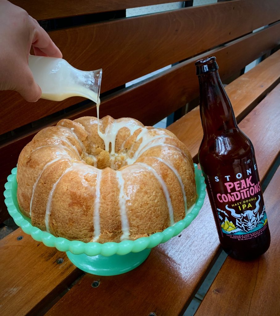 Hazy DIPA Apple Pound Cake